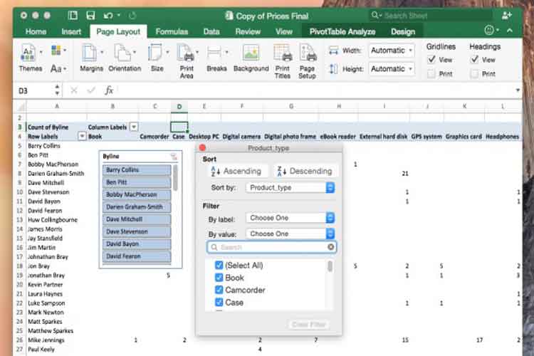 excel for mac 2011 transpose