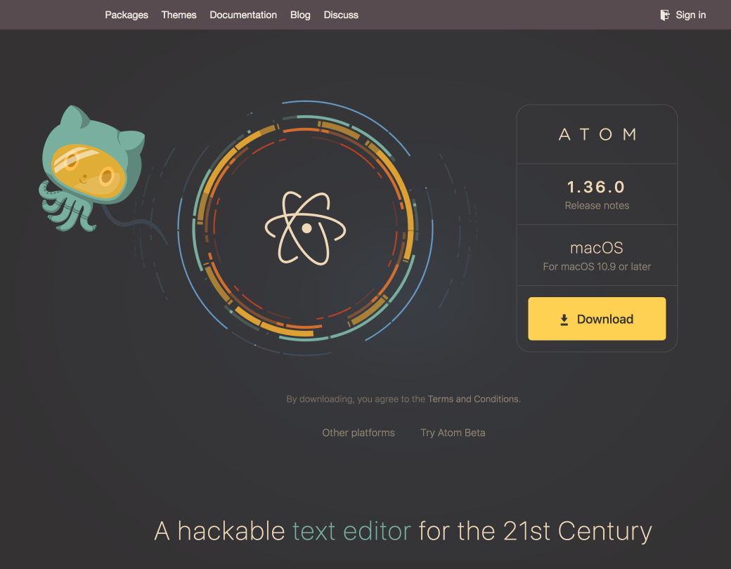 atom text editor for mac download